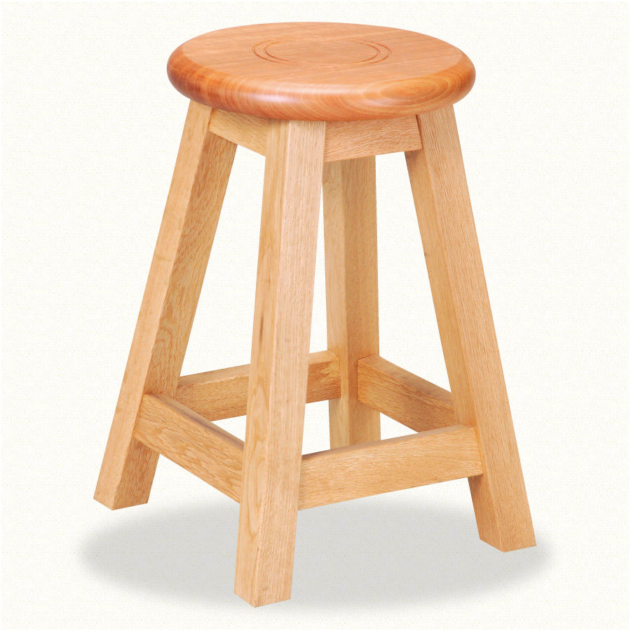 木製丸椅子：PM-20